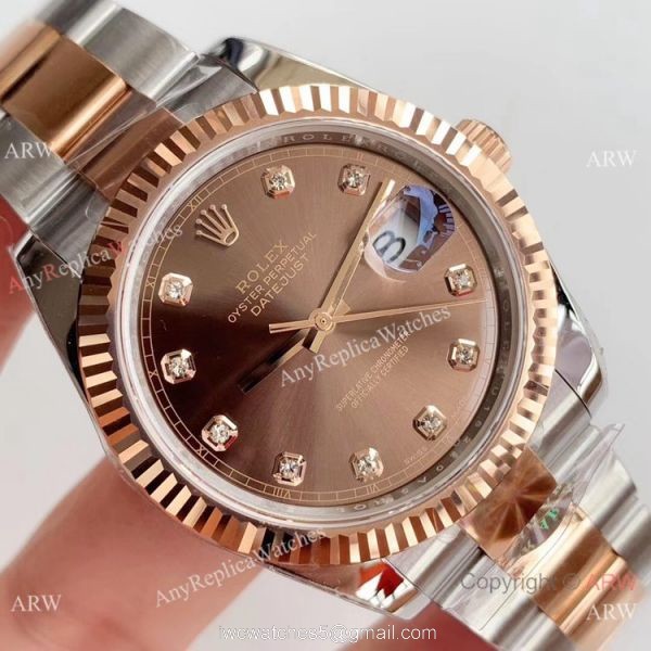 Rolex Datejust II 126331 Two Tone Rose Gold ETA2824 Watch AR Watch Factory 3