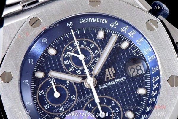 JF Factory Audemars Piguet Royal Oak Offshore 25th Anniversary 26237 Blue Dial Watch 3