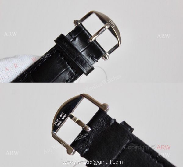 High End Replica IWC Schaffhausen Portofino White Dial rose gold markers Automatic Watch 3