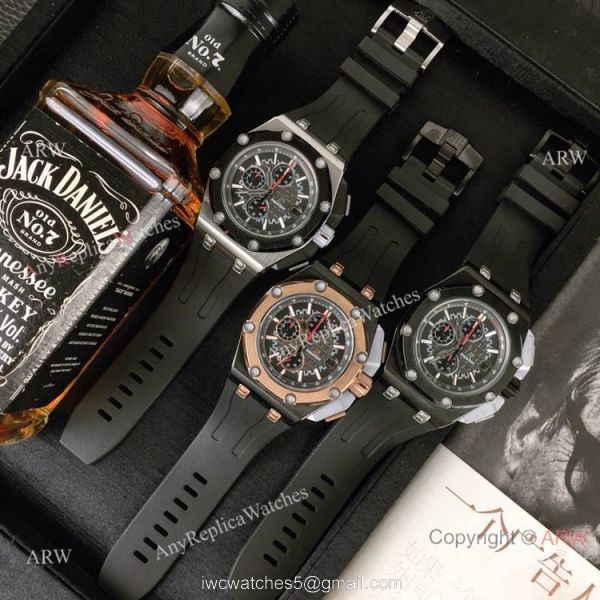 Copy AP Royal Oak offshore Michael Schumacher SS Chronograph Watches 3