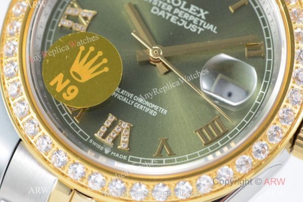 Super Clone Rolex Datejust II 2-Tone Jubilee Grey Dial Watch 3