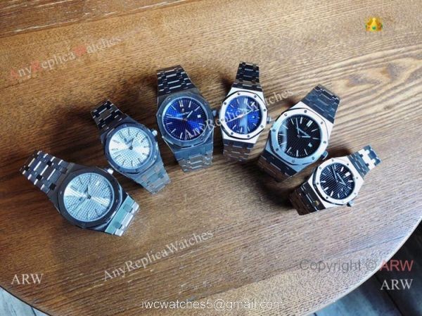 Copy Audemars Piguet Royal Oak Blue dial Lovers Watch Quartz Movement 3