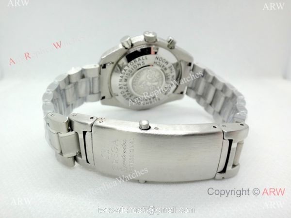 Best Replica Omega Speedmaster 42mm Watch Stainless Steel Black Dial 3