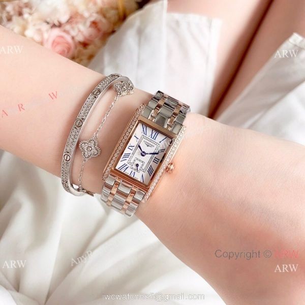 Longines Dolce Vita White Roman Dial Watches New Replica 3