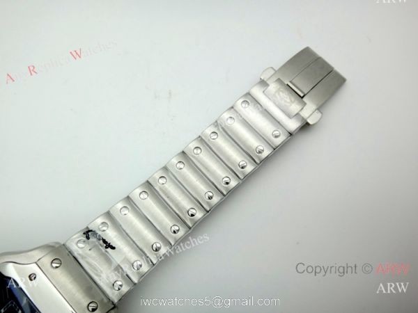 Japan Grade New Cartier Watches Santos De Blue Dial 39mm or 35mm 3