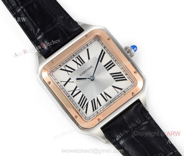 Swiss Grade One Cartier Santos-Dumont Couple Wrist / New Cartier Watches 3