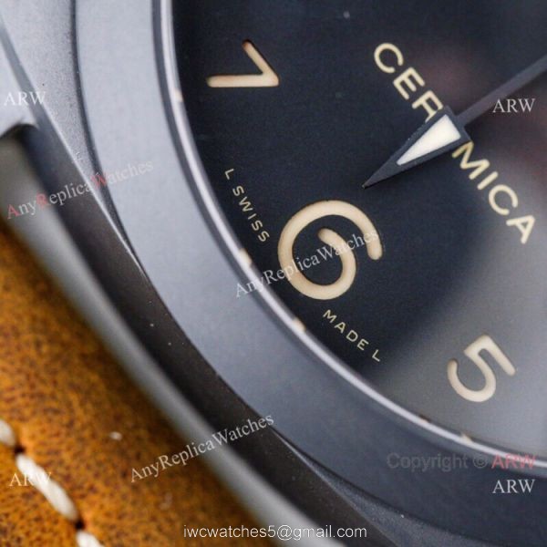(VS) Swiss Copy Panerai Luminor GMT 1950 Ceramica PAM 441 Watch 3
