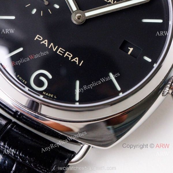(VS) Swiss Copy Panerai Radiomir Black Seal 3 Days Automatic Watch Black Dial 3