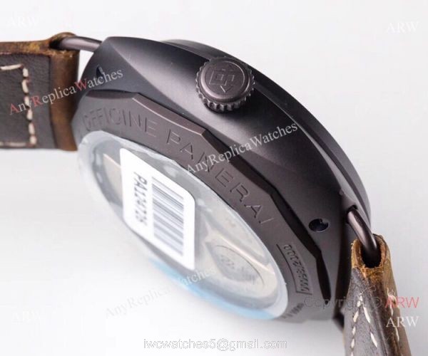 (VS) Swiss Copy Panerai Radiomir BLACK SEAL 45mm Watch Black PVD 3