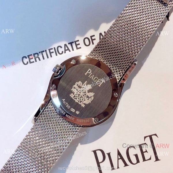 New Replica Piaget Limelight Gala Stainless Steel Silver Face Watch Swiss Quartz 3