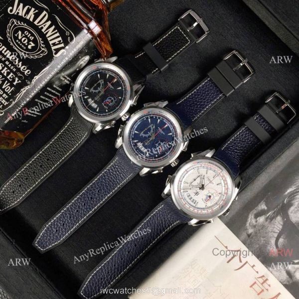 New Copy Parmigiani Fleurier SS Blue Chronograph Dial Watches 45mm 3