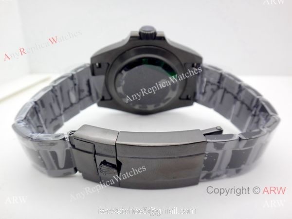 All Black Rolex Replica GMT-MASTER II Watch Pepsi Ceramic Bezel 3