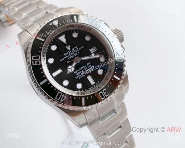 NEW Noob Rolex Deepsea 126660 SS Black Face 1:1 V10 904L Watch 3