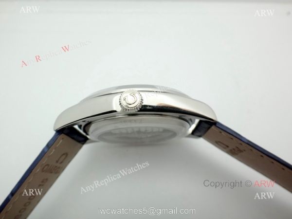 Low Price Omega Seamaster Automatic Watch Blue Leather Strap 3