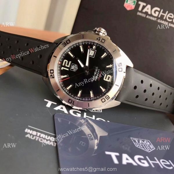 Swiss Grade Replica Tag Heuer F1 Calibre 5 Black Dial Watch 2019 New 3