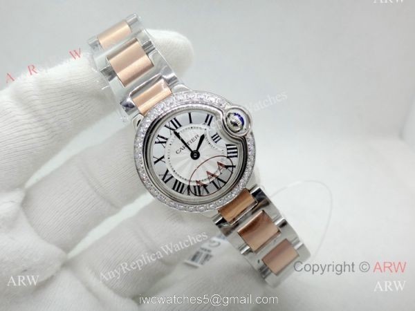Best Replica Ballon Bleu de Cartier Watch Lady 28mm Quartz 3