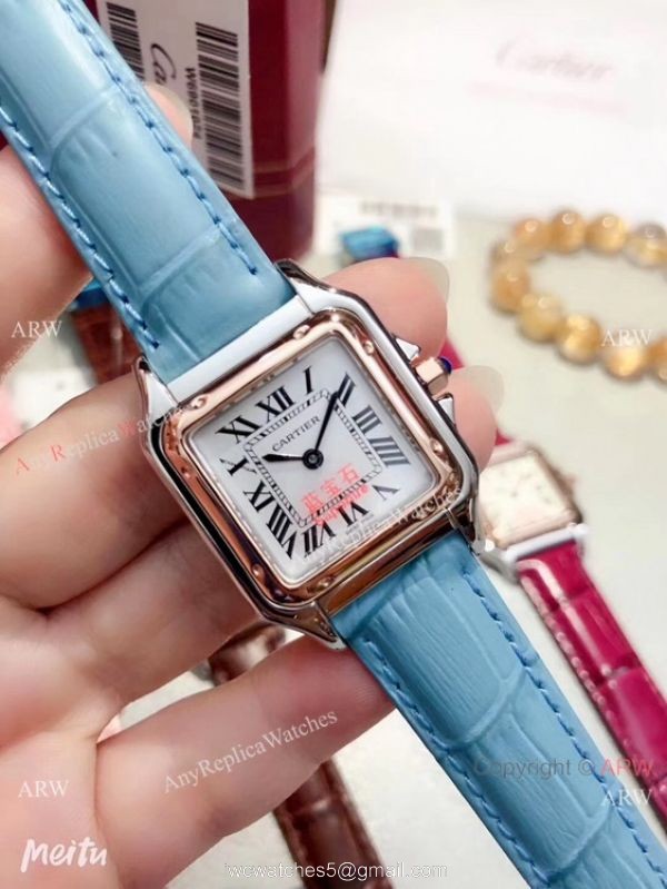 New Fake Cartier Panthere de Cartier Bracelet Two Tone Rose Gold 27mm 3