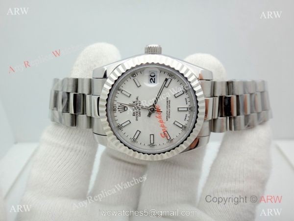 Stainless Steel Datejust Rolex Presidential Replica Watch 31mm Midsize 3