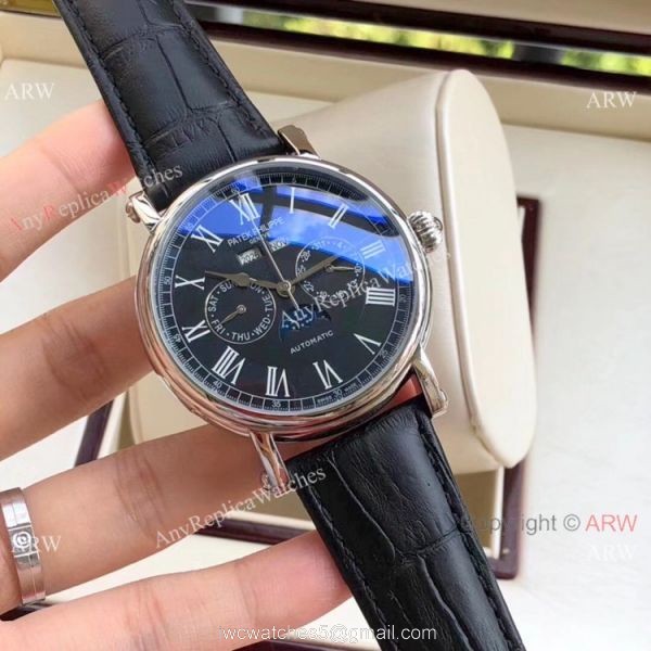 Copy Patek Philippe Grand Complications Watch Rose Gold 42mm 3