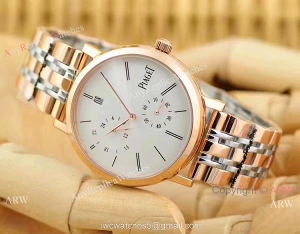 New Replica Piaget Altiplano Two Tone Blue Face Watch 3