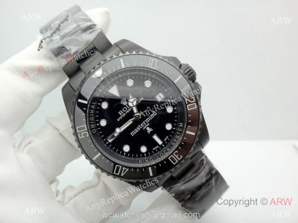 High Quality Copy Rolex Deepsea Mastermind Watch Blacksteel 3