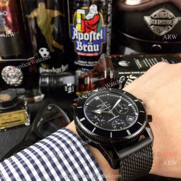 Replica Breitling Superocean Chronograph Men Watch All Black 3