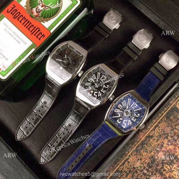 Franck Muller Vanguard Yachting SS Blue Dial Knock off Watches China 3