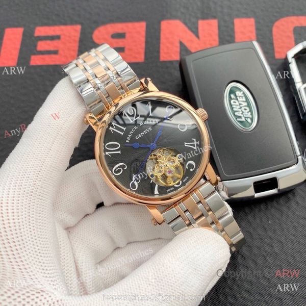 Copy Franck Muller Geneve Tourbillon Men Watch Stainless Steel 3