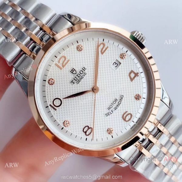 Highest Quality Tudor 1926 Swiss ETA 2824 Watch Two Tone Rose Gold 3