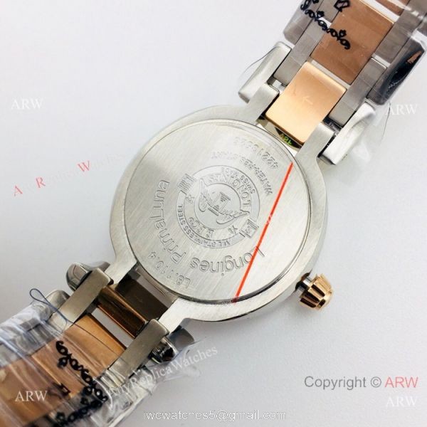 VSF Best Replica Longines PrimaLuna Watch Two Tone Rose Gold 3