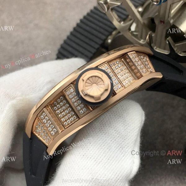 Swiss Richard Mille RM 052 Skull Rose Gold Watch Best Replica Watches China Dealer 3