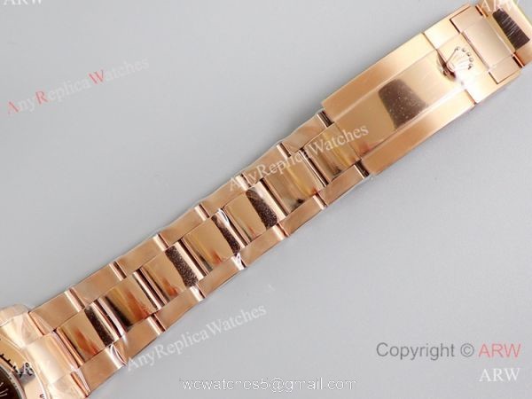 JH Factory Swiss 4130 Replica Rolex Daytona Rose Gold 40mm Watch 3