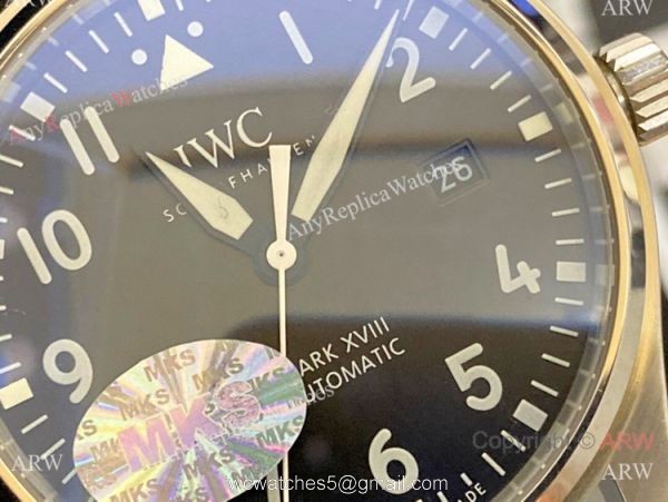 Swiss Copy IWC Mark XVIII Heritage IW327006 Watch Black Face 9015 Movement 3