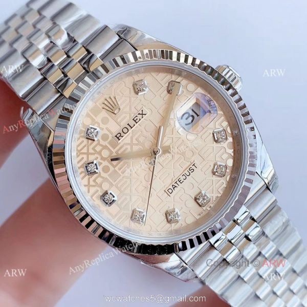 EW factory Copy Rolex Computer Face Datejust 36mm Watch 3