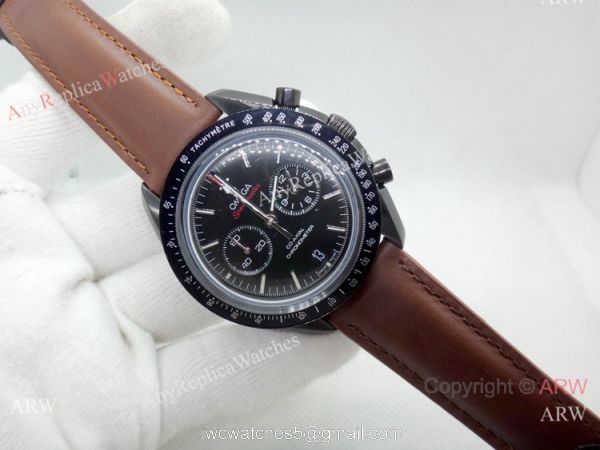 Japan Grade Omega Speedmaster Chrono PVD Case Watch / High Quality Replica Watches China 3