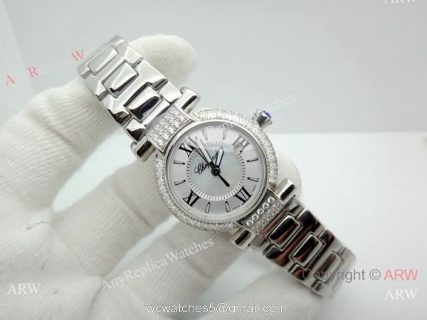 Copy Chopard Imperiale Womens Watch Stainless Steel Diamond 3