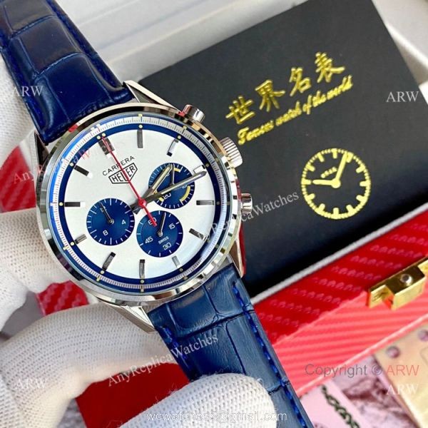 High Quality Copy Tag Heuer Carrera Rose Gold Watches Men 3