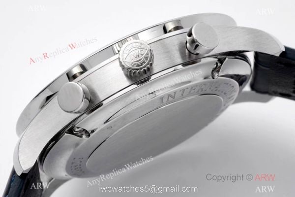 High-end Replica ZF Factory V2 IWC Portuguese Chronograph Watch Blue Dial 3