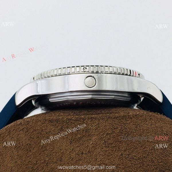 2021 New! TF Factory Breitling Superocean 44 Automatic Watch Blue Rubber Strap 3