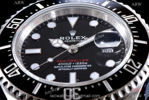 1:1 Replica Rolex Sea-Dweller ARF V3 ETA2824 Stainless Steel Watch 43MM 3