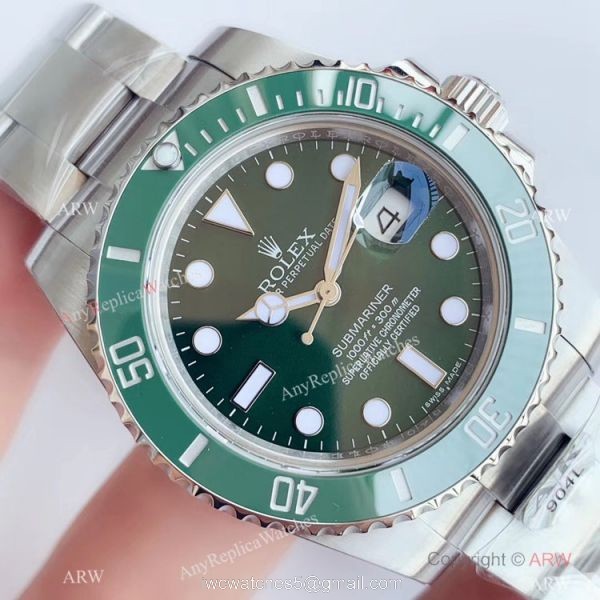 Swiss Grade Rolex Submariner AR Factory V3 Swiss 2824 Watch Rolex Hulk Replica 3