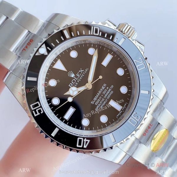 Swiss Copy Rolex Submariner NO Date Noob V10 Swiss 3130 Stainless Steel Watch 3