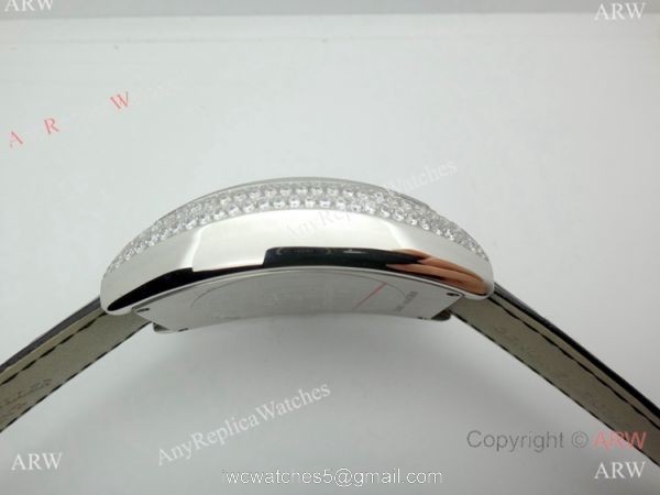Franck Muller Platinum Rotor SS Diamond Case Watch Best Knock off Watches China 3