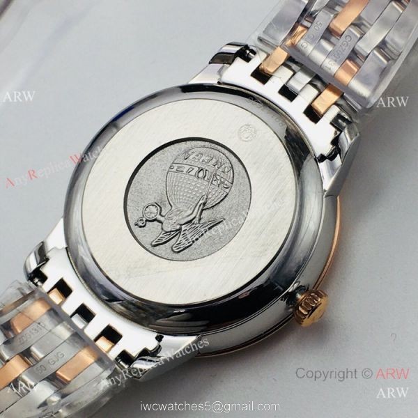 (VS) Omega De Ville Prestige 2-Tone Rose Gold Watch with 2892 Movement 3