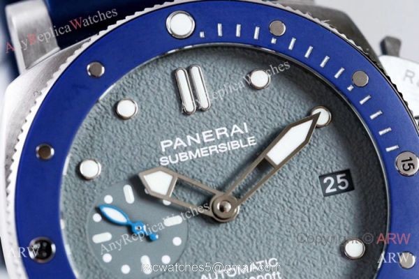 (VS) Swiss Copy Panerai Luminor Submersible PAM 959 Watch Blue Bezel 3