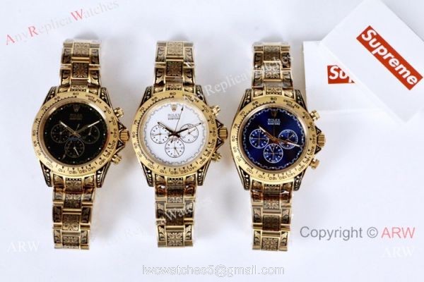Copy Rolex Bamford Watch Rolex Daytona Blue Dial Replica Watch Vintage Style 3