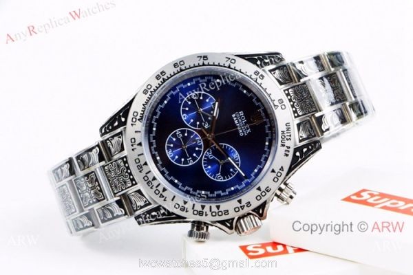 Copy Rolex Daytona Bamford SS White Dial Mens Watch Vintage Style 3