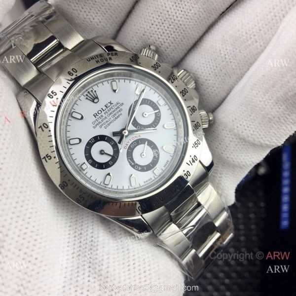 Best Quality Rolex Daytona Blue Dial Replica Watches Stainless Steel 40mm 3