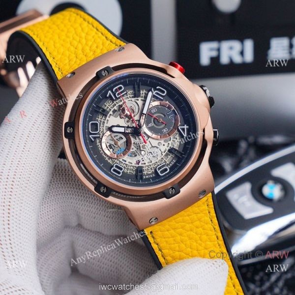 New Replica Hublot Classic Fusion Ferrari GT Chronograph Watch Rose Gold 3