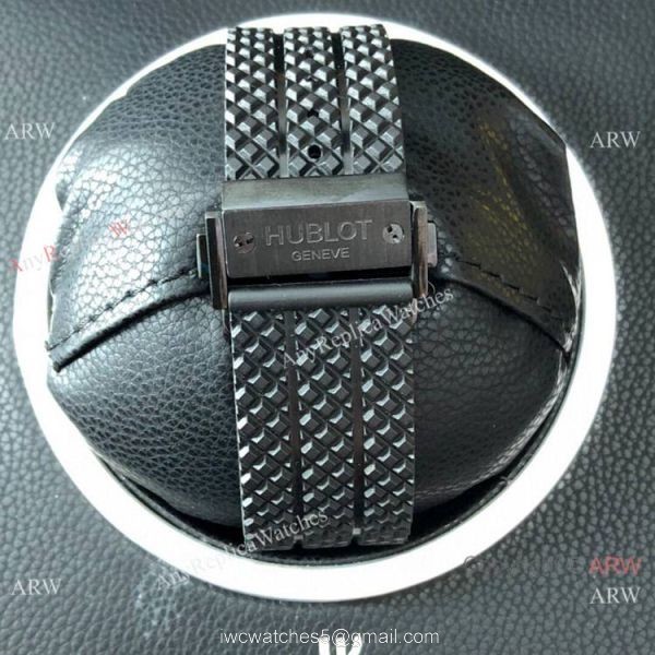 Swiss 7750 Hublot Big Bang Evolution Diamond Replica Watch All Black 3